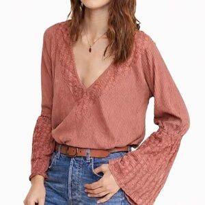 Free People Parisian Nights Thermal Top
